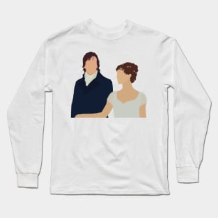 Elizabeth Bennet and Mr. Darcy Long Sleeve T-Shirt